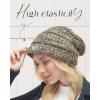 imageFURTALK Womens Winter Slouchy Beanie Hat Knit Warm Winter Hats for Women Soft Stretch Ski Cap Ladies Beanies05blackDark Beige Mixed