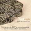imageFURTALK Womens Winter Slouchy Beanie Hat Knit Warm Winter Hats for Women Soft Stretch Ski Cap Ladies Beanies05blackDark Beige Mixed