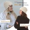 imageFURTALK Womens Winter Slouchy Beanie Hat Knit Warm Winter Hats for Women Soft Stretch Ski Cap Ladies Beanies13 Mixed Black
