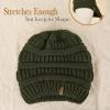 imageFURTALK Womens Winter Slouchy Beanie Hat Knit Warm Winter Hats for Women Soft Stretch Ski Cap Ladies Beanies28 Green