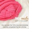 imageFURTALK Womens Winter Slouchy Beanie Hat Knit Warm Winter Hats for Women Soft Stretch Ski Cap Ladies BeaniesRose