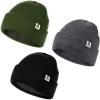 3pcs Black+dark Grey+pine Green
