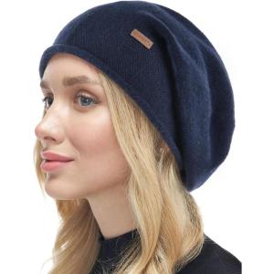 imageFURTALK Slouchy Beanies for Women Winter Hats Soft Warm Beanie Hat Ladies Knitting Skull BeaniesNavy