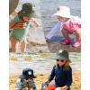 imageFURTALK Baby Sun Hat Smile Face Toddler Boys Girls Bucket Hat 05 Years Kids UPF 50 Sun Protection Summer HatsWhitepink