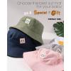 imageFURTALK Baby Sun Hat Smile Face Toddler Boys Girls Bucket Hat 05 Years Kids UPF 50 Sun Protection Summer HatsWhitepink