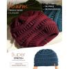 imageFURTALK Womens Satin Lined Knit Beanie Slouchy Winter Hats Skull Soft Warm CapDark Blue