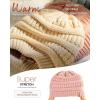 imageFURTALK Womens Satin Lined Knit Beanie Slouchy Winter Hats Skull Soft Warm CapPink