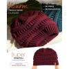 imageFURTALK Womens Satin Lined Knit Beanie Slouchy Winter Hats Skull Soft Warm CapWine Red