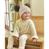 imageFURTALK Toddler Girls Boys Winter Hat Kids Pom Pom Beanie Hats Baby Faux Fur Pom Beanies Warm Soft Toddler HatsBeige Color
