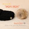 imageFURTALK Toddler Girls Boys Winter Hat Kids Pom Pom Beanie Hats Baby Faux Fur Pom Beanies Warm Soft Toddler HatsBlack