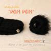 imageFURTALK Toddler Girls Boys Winter Hat Kids Pom Pom Beanie Hats Baby Faux Fur Pom Beanies Warm Soft Toddler HatsBlackblack