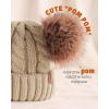 imageFURTALK Toddler Girls Boys Winter Hat Kids Pom Pom Beanie Hats Baby Faux Fur Pom Beanies Warm Soft Toddler HatsBurlywood