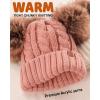 imageFURTALK Toddler Girls Boys Winter Hat Kids Pom Pom Beanie Hats Baby Faux Fur Pom Beanies Warm Soft Toddler HatsPink