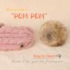 imageFURTALK Toddler Girls Boys Winter Hat Kids Pom Pom Beanie Hats Baby Faux Fur Pom Beanies Warm Soft Toddler HatsPink