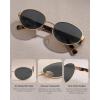 imageFURTALK Retro Oval Sunglasses Womens UV400 Protection Trendy Sun Glasses Sunnies Shades FT8219Tortoise