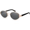 imageFURTALK Retro Oval Sunglasses Womens UV400 Protection Trendy Sun Glasses Sunnies Shades FT8219BlackBlack