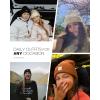 imageFURTALK Beanie Hats for Women Knit Cuffed Winter Hats Soft Warm Cute Ski Skull CapsBlackbeige