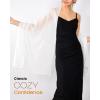 imageFURTALK Chiffon Shawl Wraps for Women Evening Dresses Soft Scarf Formal Wedding Bridal ScarvesWhite