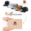 imageFURTALK Mens Trucker Hat Structured Mesh Baseball Cap Adjustable Classic Mens HatBlackgreybrown