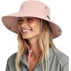 imageFURTALK Sun Hats for Women Ponytail UPF 80 Beach Summer Hat Wide Brim Packable Cowboy HatPink