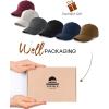imageFURTALK Mens Structured Baseball Cap Adjustable Washed Cotton Golf Dad Hat Plain Classic Hats for MenBlacknavybrown