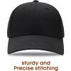 imageFURTALK Mens Structured Baseball Cap Adjustable Washed Cotton Golf Dad Hat Plain Classic Hats for MenBlacknavybrown