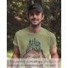 imageFURTALK Mountain Dad Hat Unstructured Soft Vintage Washed Cotton Outdoor Baseball CapBlack