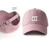 imageFURTALK Smile Face Baseball Cap for Women Men Adjustable Unstructured Washed Low Profile Baseball HatPink