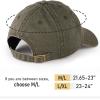 imageFURTALK Unisex Vintage Cotton Washed Distressed Baseball Caps Unstructured Low Profile Adjustable Dad HatGreen