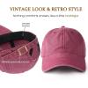 imageFURTALK Unisex Vintage Cotton Washed Distressed Baseball Caps Unstructured Low Profile Adjustable Dad HatWinered