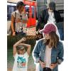 imageFURTALK Unisex Vintage Washed Cotton Baseball Cap Low Profile Adjustable Dad HatBlackgreenwine Red