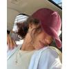 imageFURTALK Unisex Vintage Washed Cotton Baseball Cap Low Profile Adjustable Dad HatBlackgreenwine Red