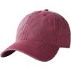 imageFURTALK Unisex Vintage Cotton Washed Distressed Baseball Caps Unstructured Low Profile Adjustable Dad HatWinered