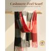 imageFURTALK Scarf for Women Winter Chunky Scarf Womens Shawl Large Oversized Scarves Wraps Gifts for WomenRed
