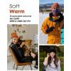 imageFURTALK Beanie Hat for Women Men Winter Hat Womens Cuffed Beanies Knit Skull Cap Warm Ski HatsDark Orange Mixed