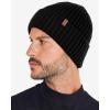 imageFURTALK Beanie for Men Women Thick Winter Unisex Cuffed Beanie Knit Hats Soft Warm Ski HatsBlackbrown