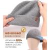 imageFURTALK Fisherman Beanie for Men Women Sytlish Short Cuff Knittet Watch Cap Winter HatsGrey