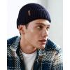 imageFURTALK Fisherman Beanie for Men Women Sytlish Short Cuff Knittet Watch Cap Winter HatsNavy