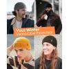 imageFURTALK Fisherman Beanie for Men Women Sytlish Short Cuff Knittet Watch Cap Winter HatsRed