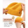 imageFURTALK Fisherman Beanie for Men Women Sytlish Short Cuff Knittet Watch Cap Winter HatsYellow