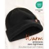 imageFURTALK Beanie Hats for Women Men Winter Hats Womens Knitted Slouchy Beanies Cuffed Skull Cap Warm Ski HatBlack