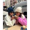 imageFURTALK Beanie Hats for Women Men Winter Hats Womens Knitted Slouchy Beanies Cuffed Skull Cap Warm Ski HatBlue