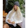 imageFURTALK Beanie Hats for Women Men Winter Hats Womens Knitted Slouchy Beanies Cuffed Skull Cap Warm Ski HatMixed Dark Gray