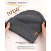 imageFURTALK Beanie Hats for Women Men Winter Hats Womens Knitted Slouchy Beanies Cuffed Skull Cap Warm Ski HatMixed Dark Gray