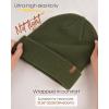 imageFURTALK Beanie Hats for Women Men Winter Hats Womens Knitted Slouchy Beanies Cuffed Skull Cap Warm Ski HatPine Green