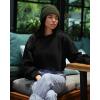 imageFURTALK Beanie Hats for Women Men Winter Hats Womens Knitted Slouchy Beanies Cuffed Skull Cap Warm Ski HatPine Green