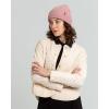 imageFURTALK Beanie Hats for Women Men Winter Hats Womens Knitted Slouchy Beanies Cuffed Skull Cap Warm Ski HatPink