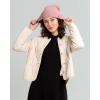 imageFURTALK Beanie Hats for Women Men Winter Hats Womens Knitted Slouchy Beanies Cuffed Skull Cap Warm Ski HatPink