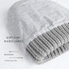 imageFURTALK Ponytail Beanies for Women Messy Bun Winter Hat with Tail Hole Warm Lined Knit Skull Beanie Outdoor Runner CapGrey