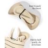 imageFURTALK Straw Cowboy Sun Hats for Women Men Western Cowgirl Hats with Wind Lanyard UPF 80 Beach HatBeige